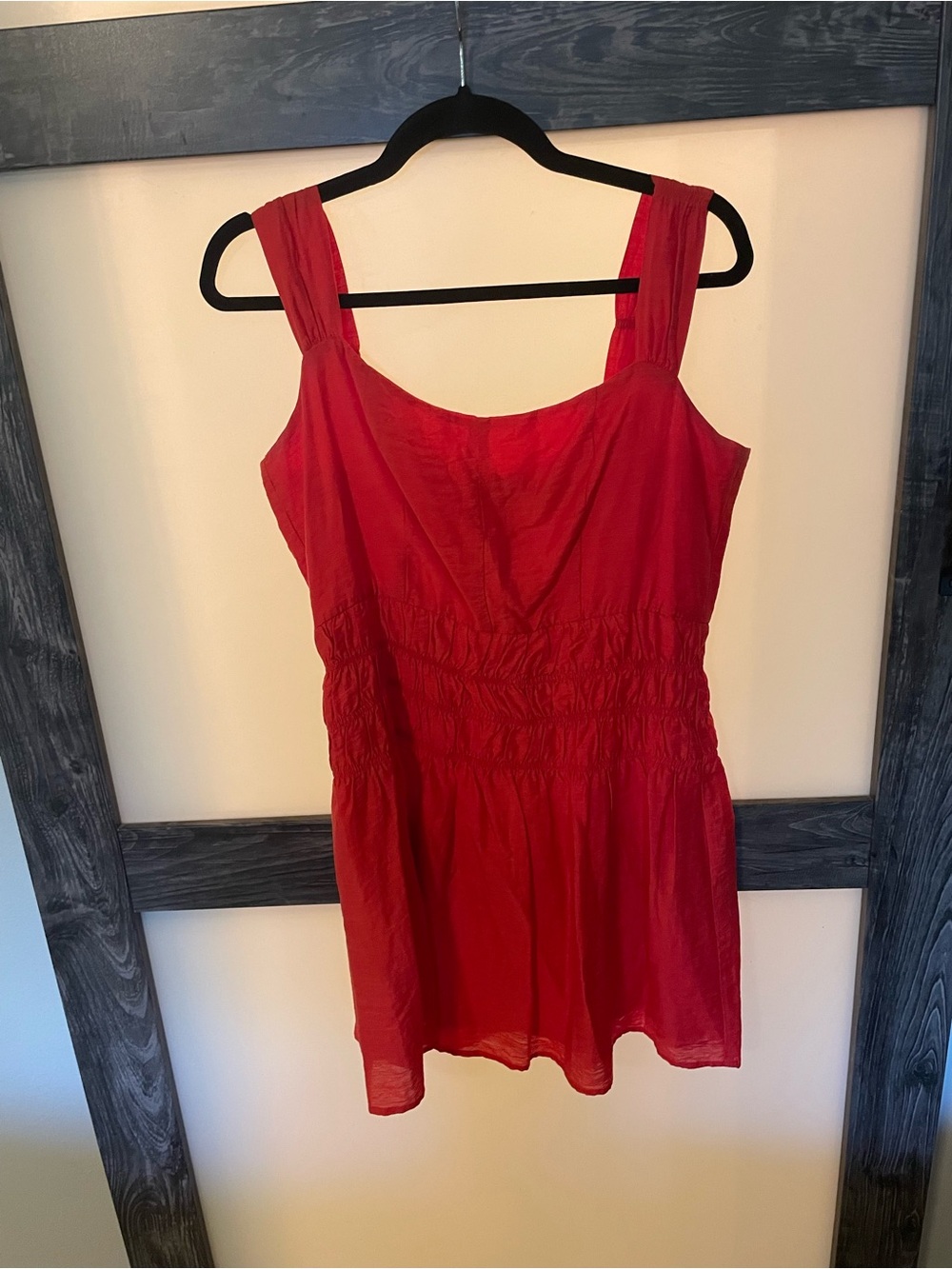 Lost + Wander Bright Red Sleeveless Dress